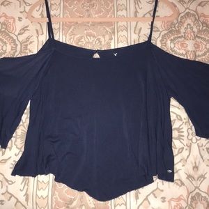 Soft & sexy blue top